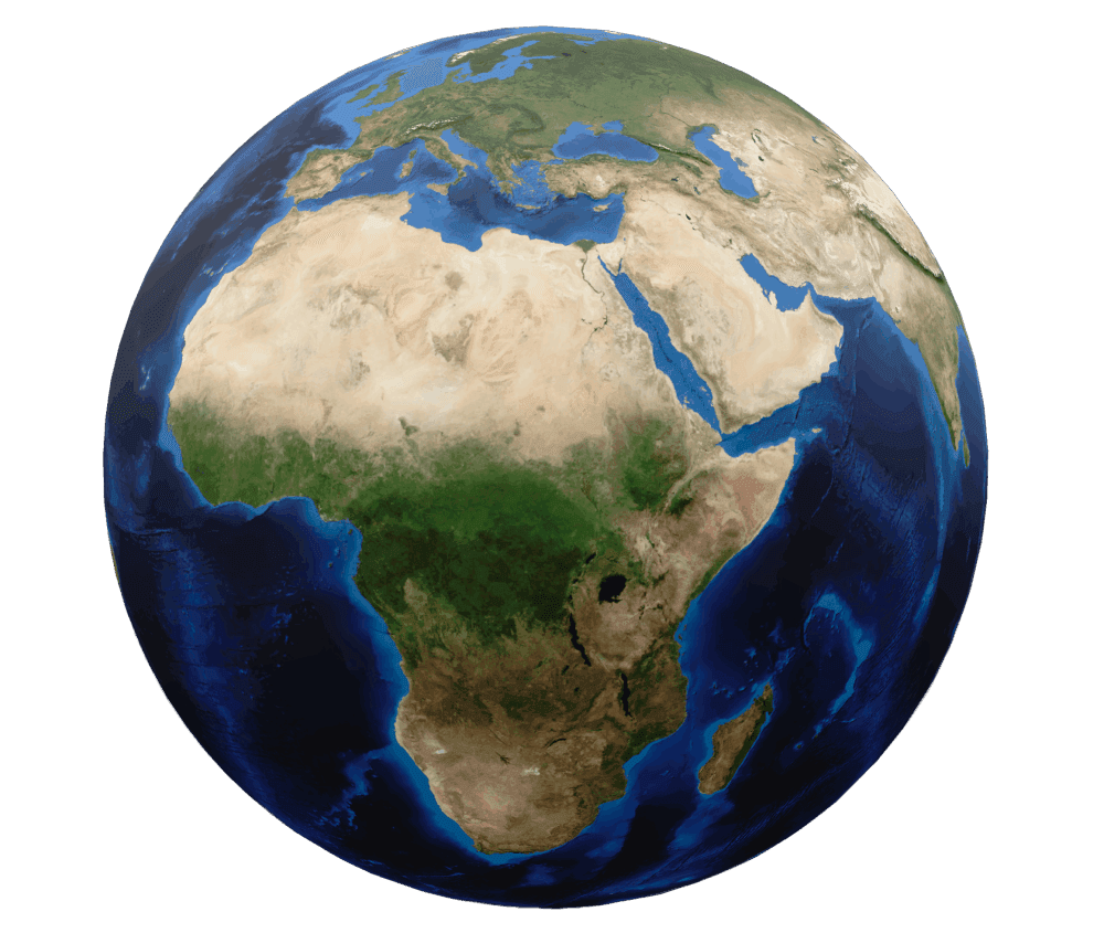 Globe - Africa Centered
